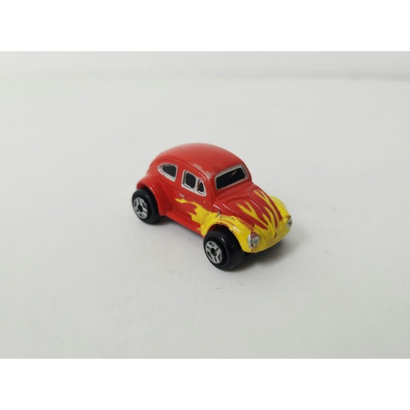 Galoob Other - Vintage Galoob Micro Machines Super Beetle red flames Volkswagon